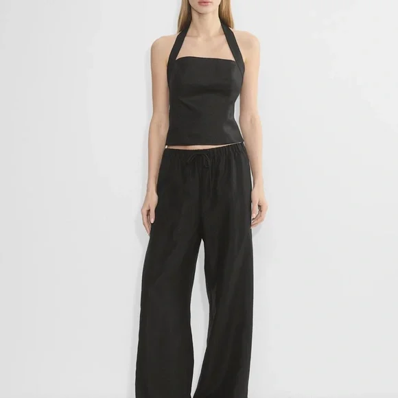 Aritzia Wilfred Lodge Linen Pant - Picture 2 of 3